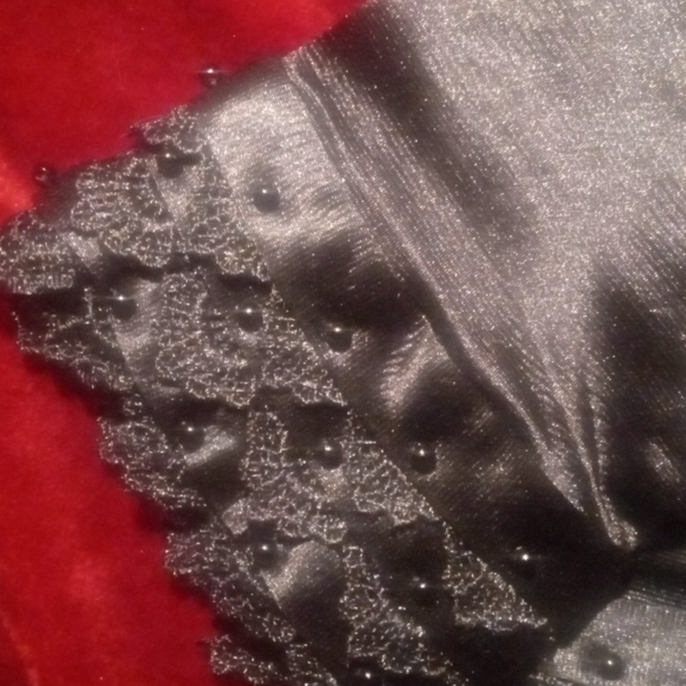 Black elbow length gloves - Picture 3 of 5